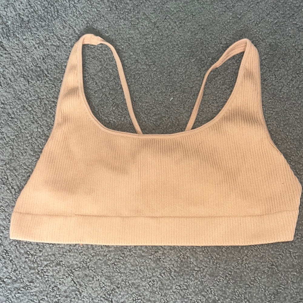 M/L coral crop top